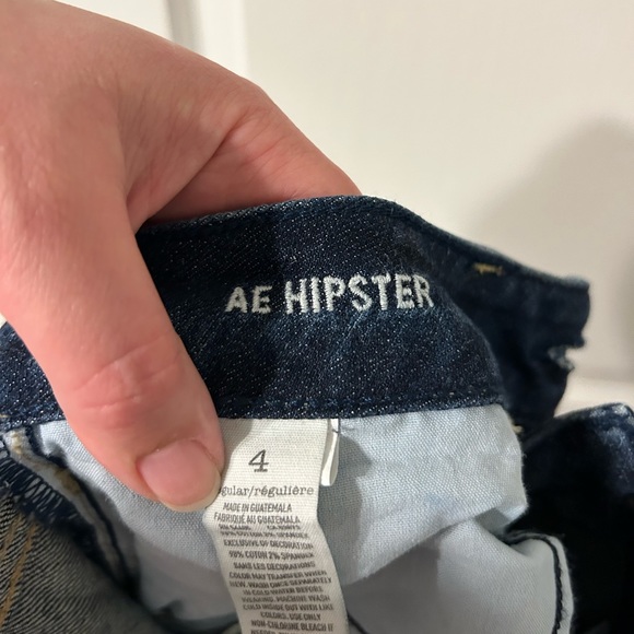 American Eagle Hipster Bootcut Distressed Jeans - size 4 - Picture 13 of 13